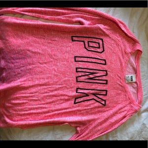 Long sleeve pink shirt